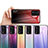 Xiaomi Poco M4 Pro 5G用ハイブリットバンパーケース プラスチック 鏡面 虹 グラデーション 勾配色 カバー LS1 Xiaomi 