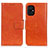 Xiaomi Poco M5 4G用手帳型 レザーケース スタンド カバー N05P Xiaomi オレンジ