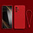Xiaomi Poco M5S用360度 フルカバー極薄ソフトケース シリコンケース 耐衝撃 全面保護 バンパー YK2 Xiaomi レッド