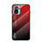 Xiaomi Poco M5S用ハイブリットバンパーケース プラスチック 鏡面 虹 グラデーション 勾配色 カバー LS1 Xiaomi 