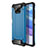Xiaomi Poco X3 Pro用ハイブリットバンパーケース プラスチック 兼シリコーン カバー Xiaomi ブルー