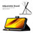 Xiaomi Poco X3 Pro用手帳型 レザーケース スタンド バタフライ 蝶 カバー B03F Xiaomi 
