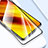 Xiaomi Poco X3 Pro用強化ガラス フル液晶保護フィルム Xiaomi ブラック