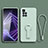 Xiaomi Poco X4 NFC用極薄ソフトケース シリコンケース 耐衝撃 全面保護 スタンド バンパー Xiaomi ライトグリーン