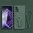Xiaomi Poco X4 NFC用極薄ソフトケース シリコンケース 耐衝撃 全面保護 スタンド バンパー Xiaomi モスグリー