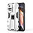Xiaomi Poco X4 NFC用ハイブリットバンパーケース スタンド プラスチック 兼シリコーン カバー マグネット式 KC2 Xiaomi 