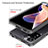 Xiaomi Poco X4 NFC用360度 フルカバー ハイブリットバンパーケース 透明 プラスチック カバー ZJ5 Xiaomi 
