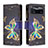 Xiaomi Poco X4 Pro 5G用手帳型 レザーケース スタンド パターン カバー B04F Xiaomi ブラック