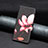 Xiaomi Poco X5 5G用手帳型 レザーケース スタンド パターン カバー B03F Xiaomi レッド