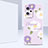 Xiaomi Poco X5 5G用シリコンケース ソフトタッチラバー 花 カバー S01 Xiaomi 