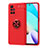 Xiaomi Redmi 10 (2022)用極薄ソフトケース シリコンケース 耐衝撃 全面保護 アンド指輪 マグネット式 バンパー SD1 Xiaomi 