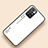 Xiaomi Redmi 10 4G用ハイブリットバンパーケース プラスチック 鏡面 虹 グラデーション 勾配色 カバー LS1 Xiaomi ホワイト