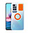Xiaomi Redmi 10 4G用360度 フルカバー極薄ソフトケース シリコンケース 耐衝撃 全面保護 バンパー MJ1 Xiaomi オレンジ