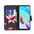 Xiaomi Redmi 10 4G用手帳型 レザーケース スタンド パターン カバー B03F Xiaomi 