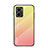 Xiaomi Redmi 10 5G用ハイブリットバンパーケース プラスチック 鏡面 虹 グラデーション 勾配色 カバー LS1 Xiaomi イエロー