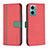 Xiaomi Redmi 10 Prime Plus 5G用手帳型 レザーケース スタンド カバー B13F Xiaomi レッド