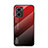 Xiaomi Redmi 10 Prime Plus 5G用ハイブリットバンパーケース プラスチック 鏡面 虹 グラデーション 勾配色 カバー LS1 Xiaomi レッド
