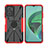 Xiaomi Redmi 10 Prime Plus 5G用ハイブリットバンパーケース プラスチック アンド指輪 マグネット式 JX2 Xiaomi レッド