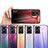 Xiaomi Redmi 10 Prime Plus 5G用ハイブリットバンパーケース プラスチック 鏡面 虹 グラデーション 勾配色 カバー LS1 Xiaomi 