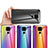 Xiaomi Redmi 10X 4G用ハイブリットバンパーケース プラスチック 鏡面 虹 グラデーション 勾配色 カバー LS2 Xiaomi 