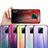Xiaomi Redmi 10X Pro 5G用ハイブリットバンパーケース プラスチック 鏡面 虹 グラデーション 勾配色 カバー LS1 Xiaomi 