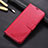 Xiaomi Redmi 8用手帳型 レザーケース スタンド カバー L04 Xiaomi レッド