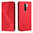 Xiaomi Redmi 9 Prime India用手帳型 レザーケース スタンド カバー H03X Xiaomi レッド