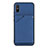 Xiaomi Redmi 9A用ケース 高級感 手触り良いレザー柄 Y01B Xiaomi ネイビー