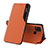 Xiaomi Redmi 9C用手帳型 レザーケース スタンド カバー Q02H Xiaomi オレンジ