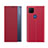 Xiaomi Redmi 9C NFC用手帳型 レザーケース スタンド カバー Q04H Xiaomi レッド