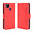Xiaomi Redmi 9C NFC用手帳型 レザーケース スタンド カバー BY3 Xiaomi レッド