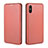 Xiaomi Redmi 9i用手帳型 レザーケース スタンド カバー L06Z Xiaomi ブラウン