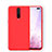 Xiaomi Redmi K30 4G用360度 フルカバー極薄ソフトケース シリコンケース 耐衝撃 全面保護 バンパー S02 Xiaomi レッド