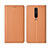 Xiaomi Redmi K30i 5G用手帳型 レザーケース スタンド カバー L01 Xiaomi オレンジ