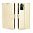 Xiaomi Redmi Note 10 4G用手帳型 レザーケース スタンド カバー BY5 Xiaomi ゴールド