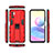 Xiaomi Redmi Note 10 5G用ハイブリットバンパーケース スタンド プラスチック 兼シリコーン カバー マグネット式 KC2 Xiaomi 
