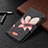 Xiaomi Redmi Note 10 Pro 4G用手帳型 レザーケース スタンド パターン カバー BF3 Xiaomi レッド