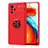 Xiaomi Redmi Note 10 Pro 5G用極薄ソフトケース シリコンケース 耐衝撃 全面保護 アンド指輪 マグネット式 バンパー SD1 Xiaomi 