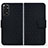 Xiaomi Redmi Note 11 4G (2022)用手帳型 レザーケース スタンド カバー HF1 Xiaomi ブラック