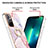 Xiaomi Redmi Note 11 5G用シリコンケース ソフトタッチラバー バタフライ パターン カバー アンド指輪 Y05B Xiaomi 