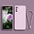 Xiaomi Redmi Note 11 SE 5G用360度 フルカバー極薄ソフトケース シリコンケース 耐衝撃 全面保護 バンパー YK2 Xiaomi ラベンダー