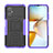 Xiaomi Redmi Note 11R 5G用ハイブリットバンパーケース スタンド プラスチック 兼シリコーン カバー JX2 Xiaomi パープル