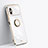 Xiaomi Redmi Note 11R 5G用極薄ソフトケース シリコンケース 耐衝撃 全面保護 アンド指輪 マグネット式 バンパー XL1 Xiaomi ホワイト