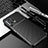 Xiaomi Redmi Note 11T Pro+ Plus 5G用シリコンケース ソフトタッチラバー ツイル カバー S01 Xiaomi ブラック