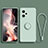 Xiaomi Redmi Note 12 Pro+ Plus 5G用極薄ソフトケース シリコンケース 耐衝撃 全面保護 アンド指輪 マグネット式 バンパー Xiaomi ライトグリーン