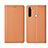 Xiaomi Redmi Note 8用手帳型 レザーケース スタンド カバー T16 Xiaomi オレンジ