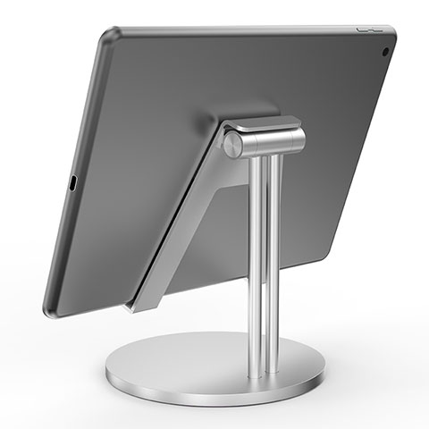 Apple iPad Air 10.9 (2020)用スタンドタイプのタブレット クリップ式 フレキシブル仕様 K24 アップル シルバー