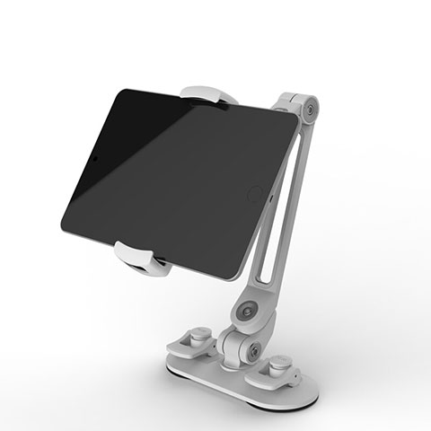 Apple iPad Pro 11 (2022)用スタンドタイプのタブレット クリップ式 フレキシブル仕様 H02 アップル ホワイト