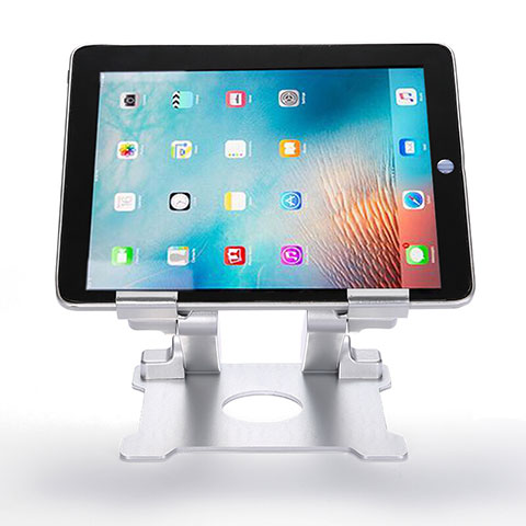 Apple iPad Pro 11 (2022)用スタンドタイプのタブレット クリップ式 フレキシブル仕様 H09 アップル ホワイト