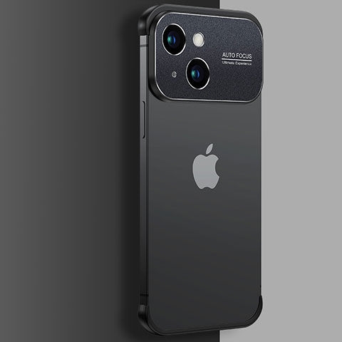 Apple iPhone 14用ハードカバー クリスタル クリア透明 QC3 アップル ブラック